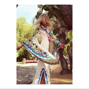 Festival / Wedding dress boho hand embroidery